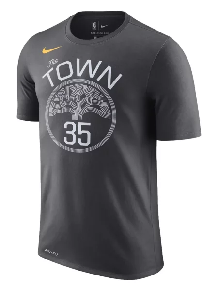 Lung tricou Nike cu model floral din jerseu gri