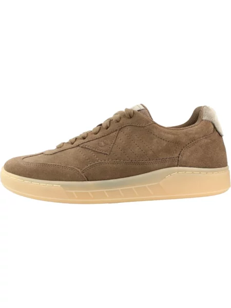 Sneakersy Clarks zamszowe brązowe
