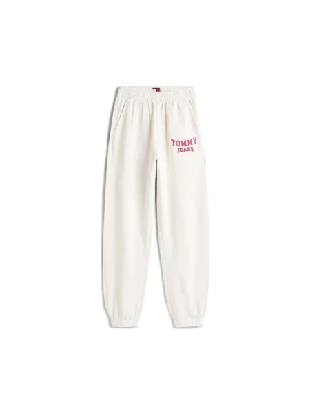 Pantaloni Tommy Jeans alb
