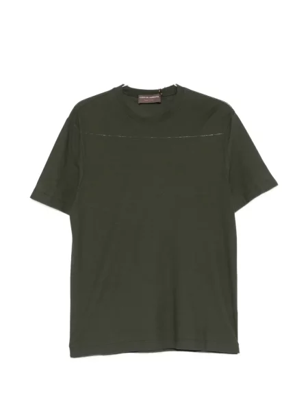 Tricou Filippo De Laurentiis cu decolteu rotund verde