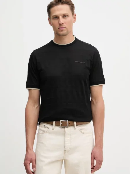 Karl Lagerfeld tricou din negru