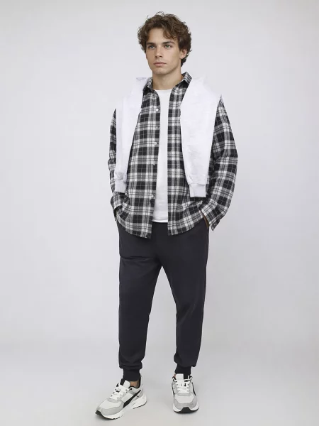 Спортивні штани YUKI темно-сірий бавовна/поліестер сірі