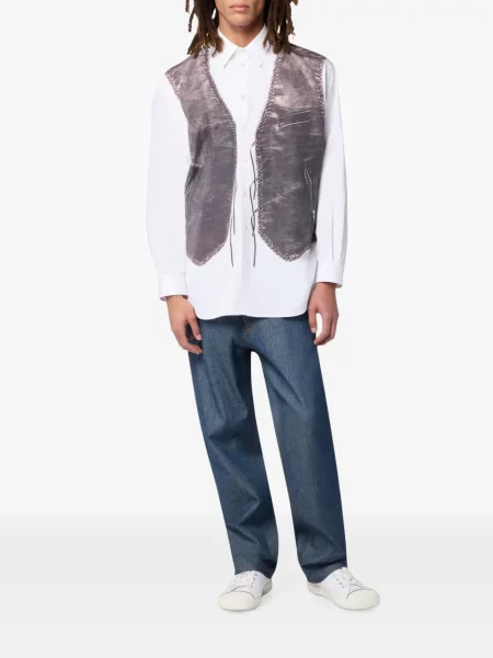 Cămașă Moschino din poplin alb