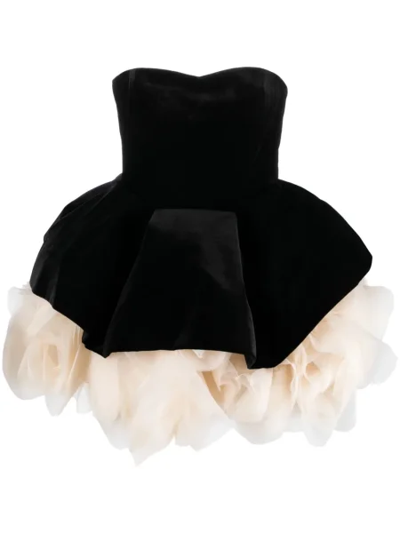 Rochie mini Ana Radu de catifea de costum negru