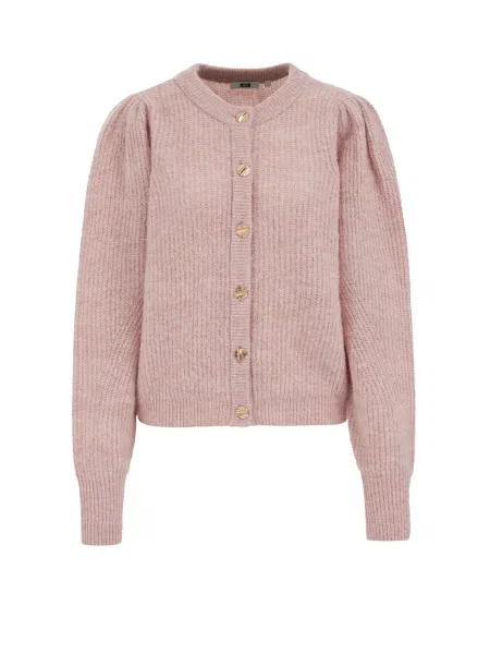 WE Fashion Geacă tricotată deschis roz