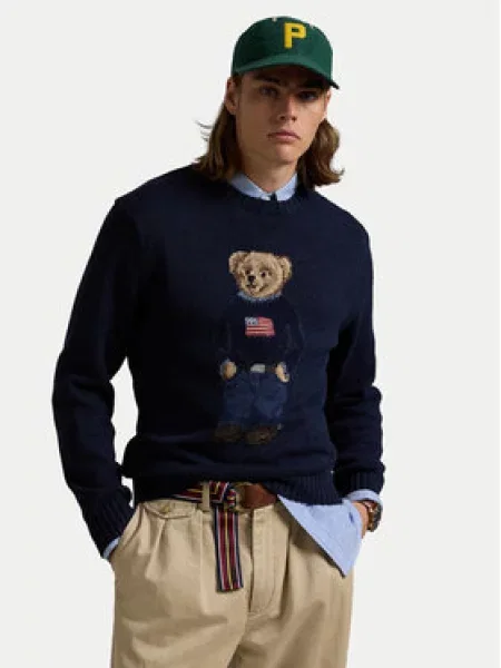 Polo Ralph Lauren Megztinis Tamsiai mėlyna