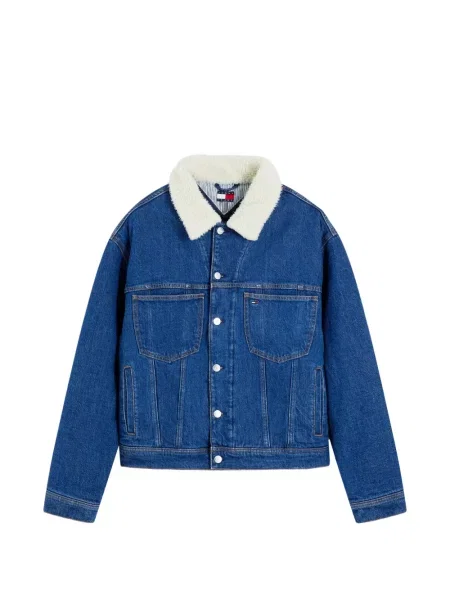 Gulerat ursuleț de pluș geacă de blugi Tommy Hilfiger albastru