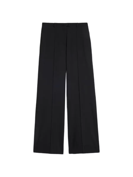 Pantaloni Jil Sander de lână negru