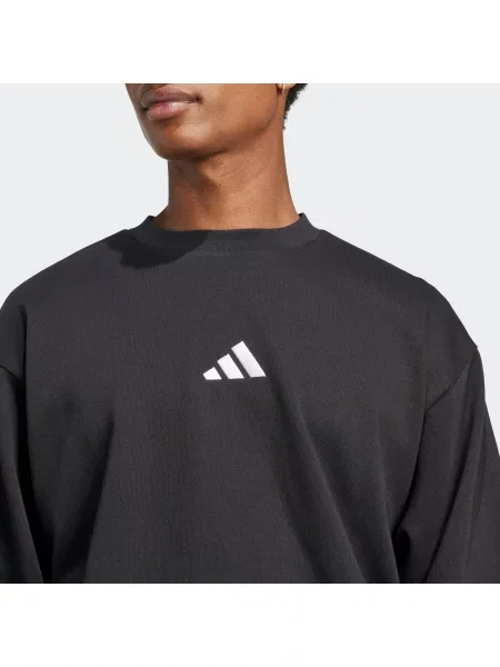 ADIDAS SPORTSWEAR Športová mikina FEELCOZY čierna biela