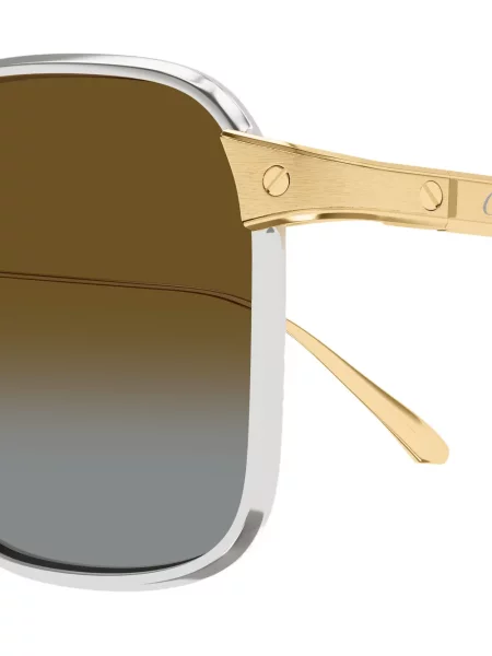 Ochelari de soare Cartier Eyewear argintiu