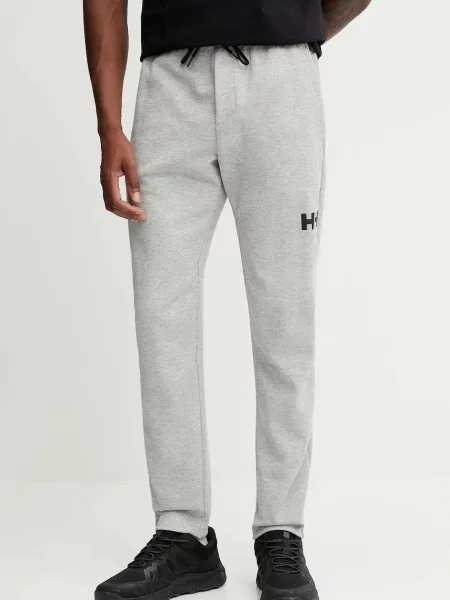 Спортен панталон Helly Hansen HP TECH мъжки с меланжов десен сиво