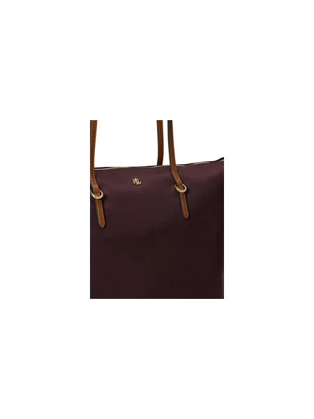 Shopper kabelka Lauren Ralph Lauren červená