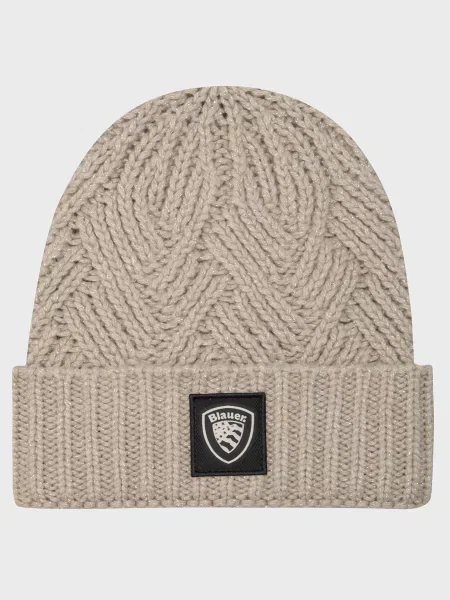 Шапка Blauer бежева