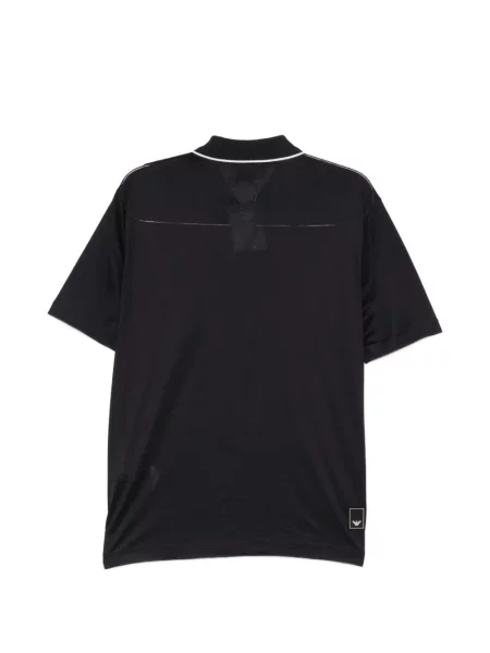 Polo Emporio Armani με αυτόγραφο μαύρο