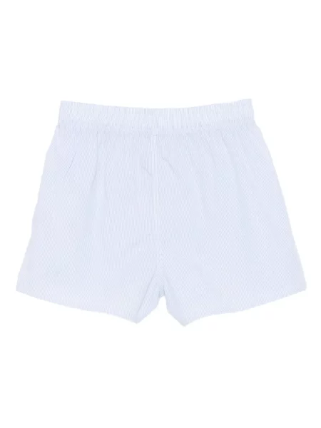 Pantaloni scurți Ami Paris cu dungi albastru