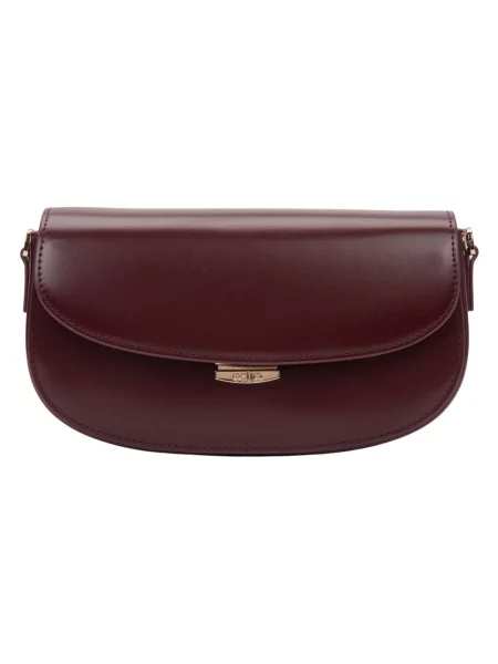 Torebka skórzana Estro skórzana czerwona
