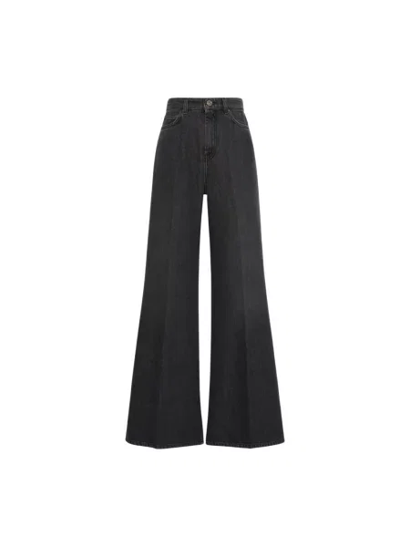 Spodnie palazzo Weekend Max Mara czarne