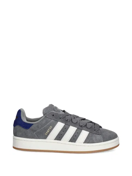 Pantaloni Adidas Campus cu șireturi cu dungi din dantelă roșu