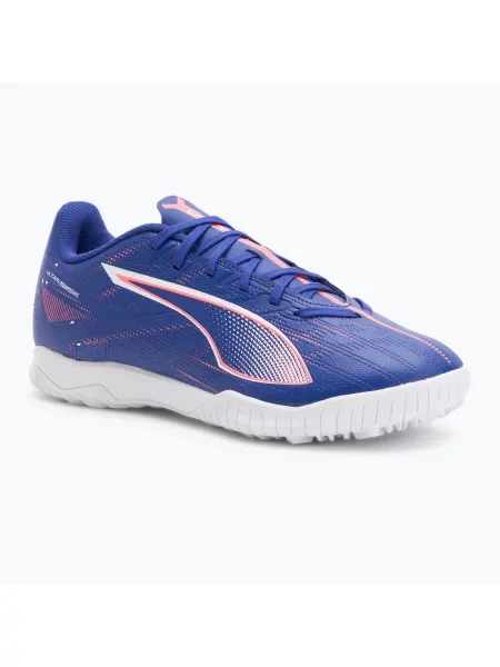 Încălțăminte de fotbal pentru bărbați PUMA Ultra 5 Play TT lapis lazuli/puma white/sunset gloe alb
