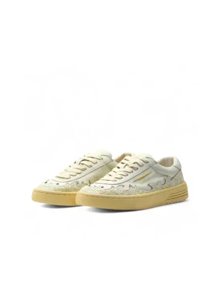 Sneakersy Ghoud skórzane białe