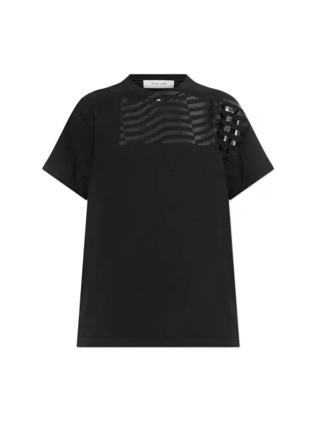 Koszulka Golden Goose z nadrukiem czarna