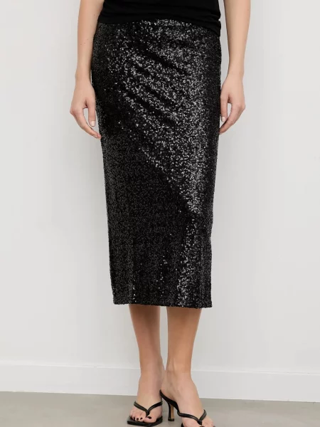 Fustă tip creion Answear.lab până la genunchi negru