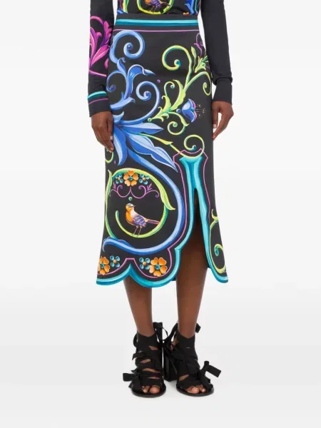 Fustă midi Moschino negru