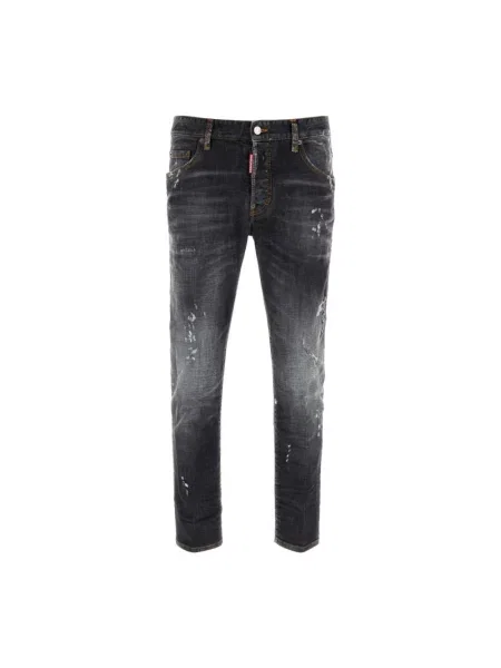 Jeansy Dsquared2 ze stretchu szare
