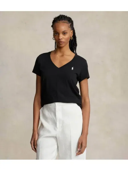 POLO RALPH LAUREN Tricou | negru