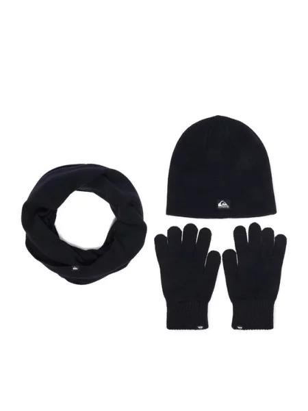 Set klobuk bandana in rokavice Quiksilver Mornarsko modra