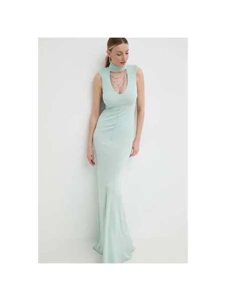 Sukienka maxi Elisabetta Franchi zielona