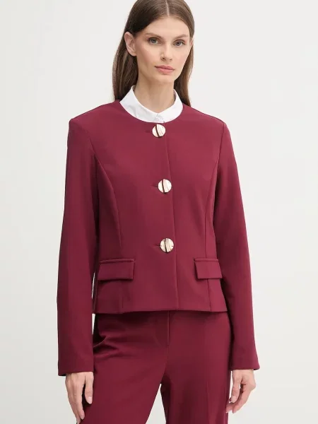 Joseph Ribkoff sacou un singur rand de uni bordo