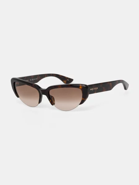 Alexander McQueen ochelari de soare maro