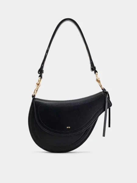 Кожаная сумка Jw Pei черная