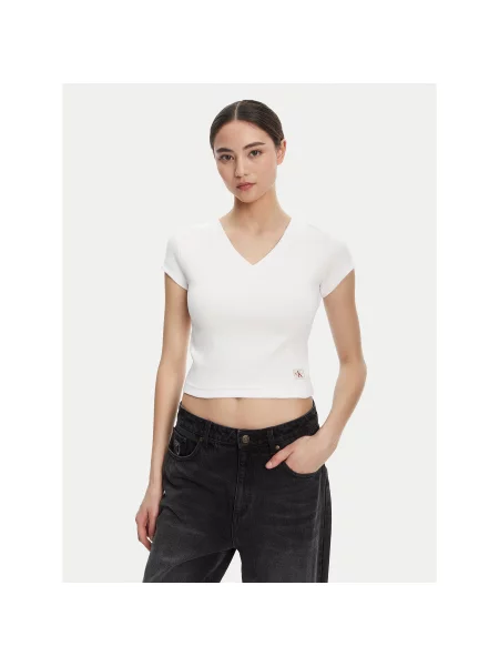 Calvin Klein Jeans Majica bela