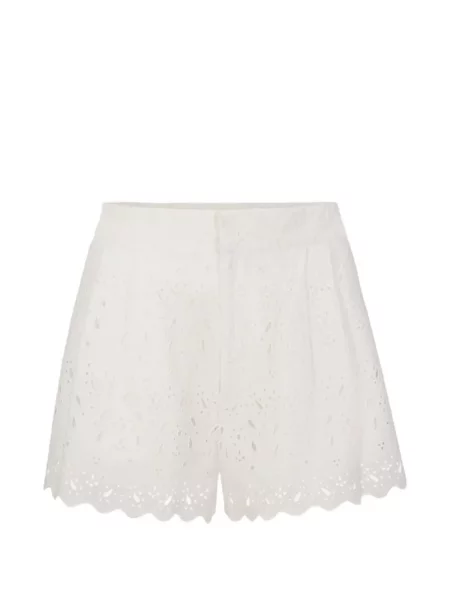 Pantaloni scurți Frame cu model paisley alb
