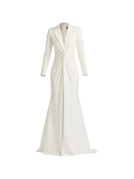 Rochie Tadashi Shoji din dantelă de costum alb
