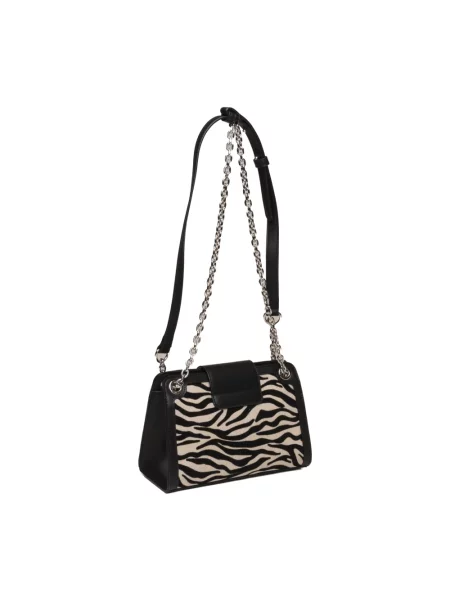 Armani Exchange torebka crossbody z imitacji zamszu czarna