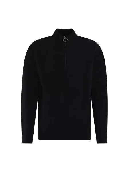 Sweter Barbour wełniany granatowy