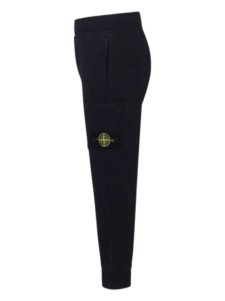 Spodnie dziecięce Stone Island niebieskie