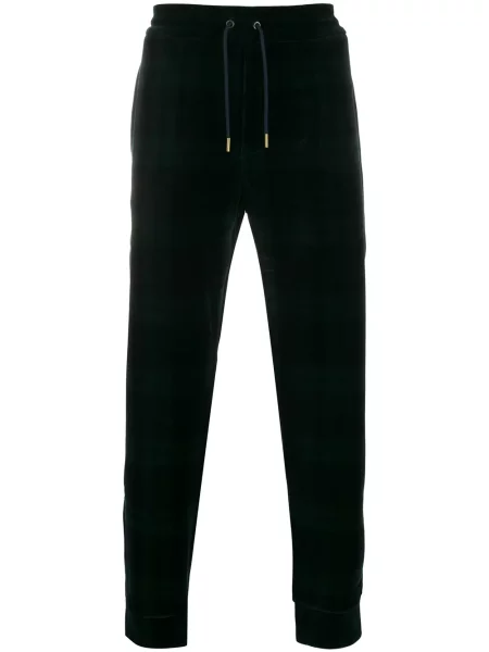 Pantaloni de jogging Ralph Lauren Purple Label în carouri cu imagine verde