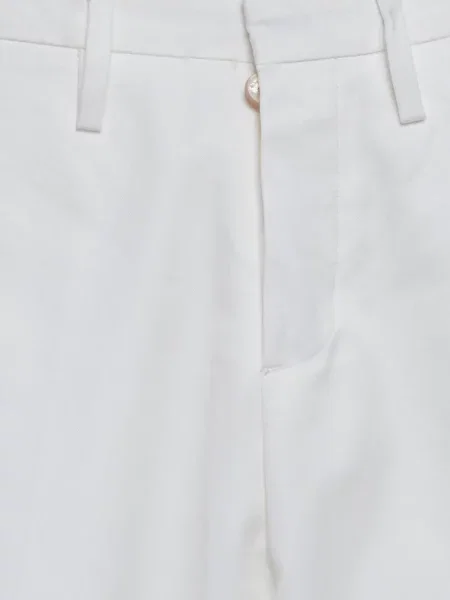 Cu centură blugi Dsquared2 cu talie înaltă alb