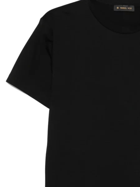 Tricou Manuel Ritz cu decolteu rotund negru