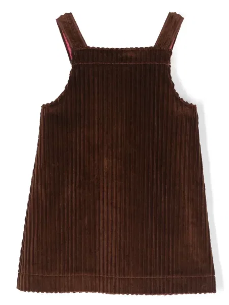 Sukienka dziecięca Dolce And Gabbana brązowa
