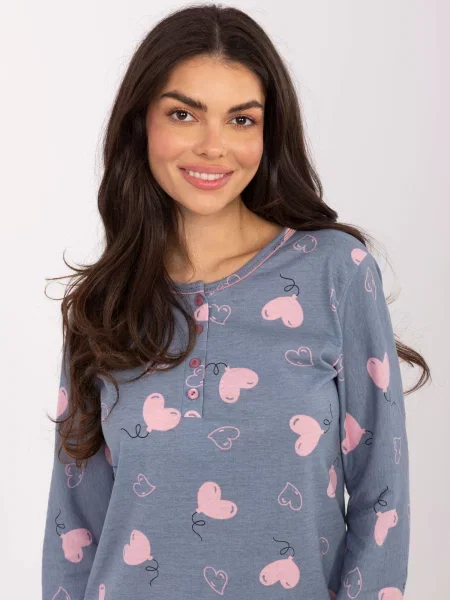 Cămașă de noapte Forever Pink albastru