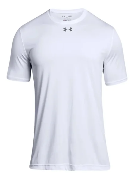 Scurt tricou Under Armour cu mâneci scurte alb