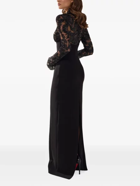 Rochie Silk Love & Lace de mătase negru