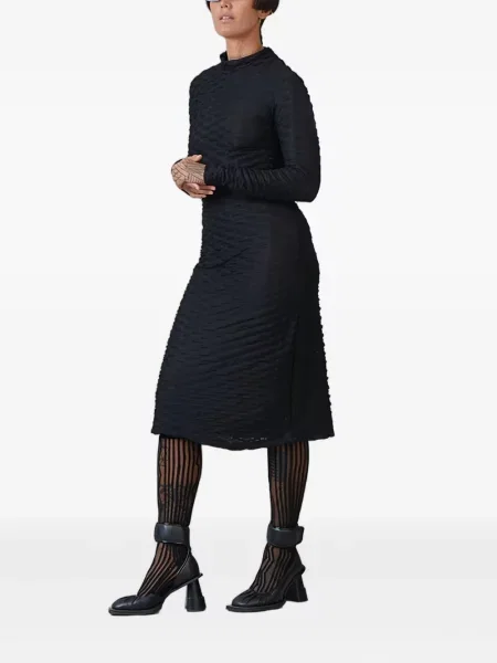 Rochie midi Henrik Vibskov până la genunchi de costum negru