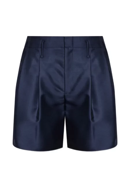 Pantaloni scurți Kenzo plisate albastru