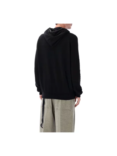 Bluza z kapturem Rick Owens czarna